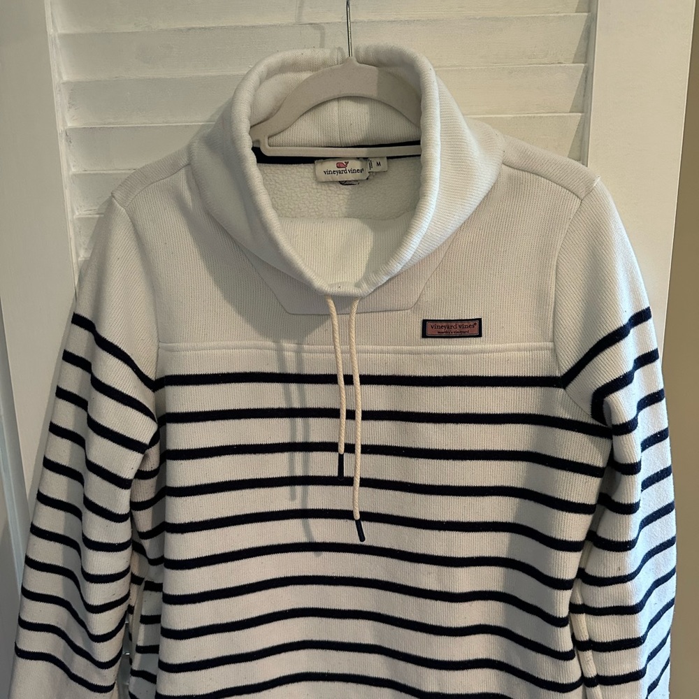 Vineyard Vines funnel neck wool sweater